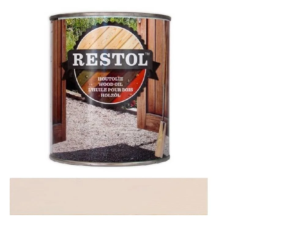 Houtolie Mat Parelwit Watergedragen | 2,5 LTR