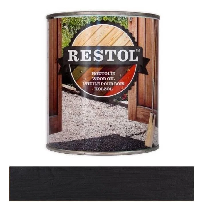 Houtolie Mat Ebbenzwart Watergedragen | 750 ML