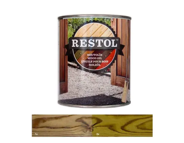 Restol Houtolie Zijdeglans Tuinhoutgroen