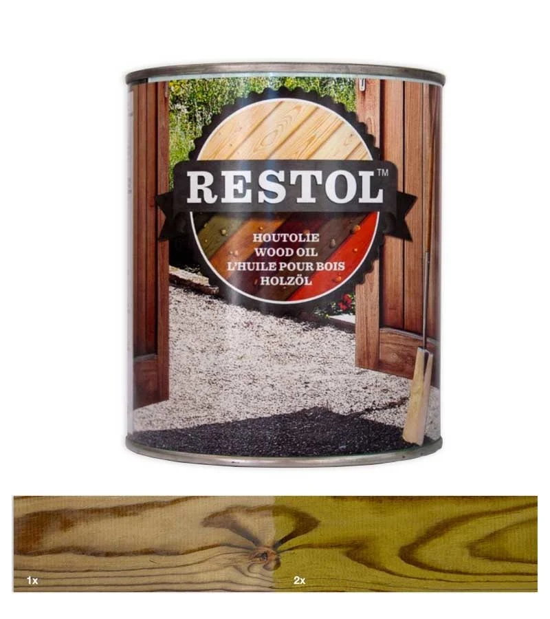 Houtolie Zijdeglans Tuinhoutgroen | 5 LTR