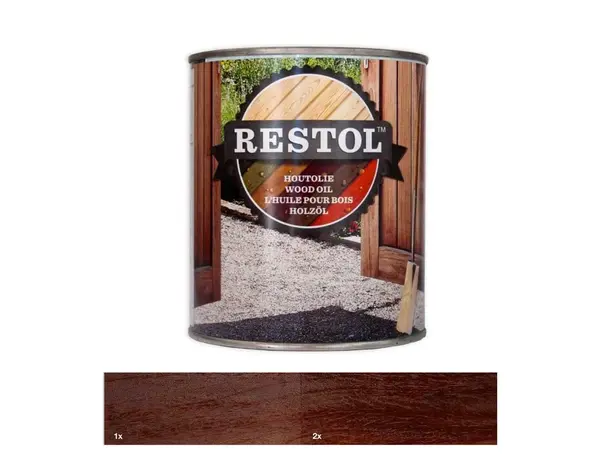 Restol Houtolie Zijdeglans Bruin Restol Houtolie Zijdeglans Bruin