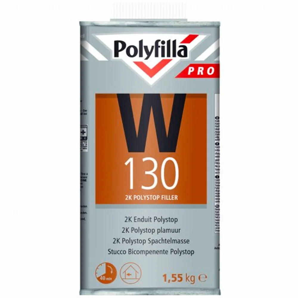 W130 2K Polystop Plamuur | 1,5 KG