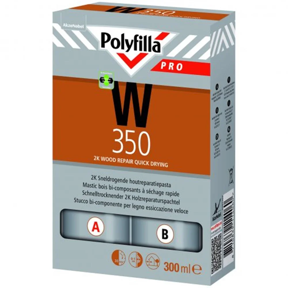 W350 2K Sneldrogende Houtreparatie | 300 ML