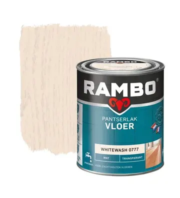 Rambo Pantserlak Vloer Transparant Mat Whitewash 0777