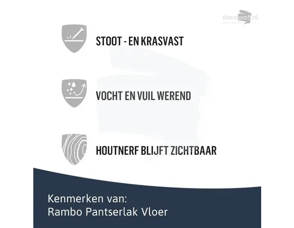 Rambo Pantserlak Vloer Transparant Zijdeglans 0000 Rambo Pantserlak Vloer Transparant Zijdeglans 0000