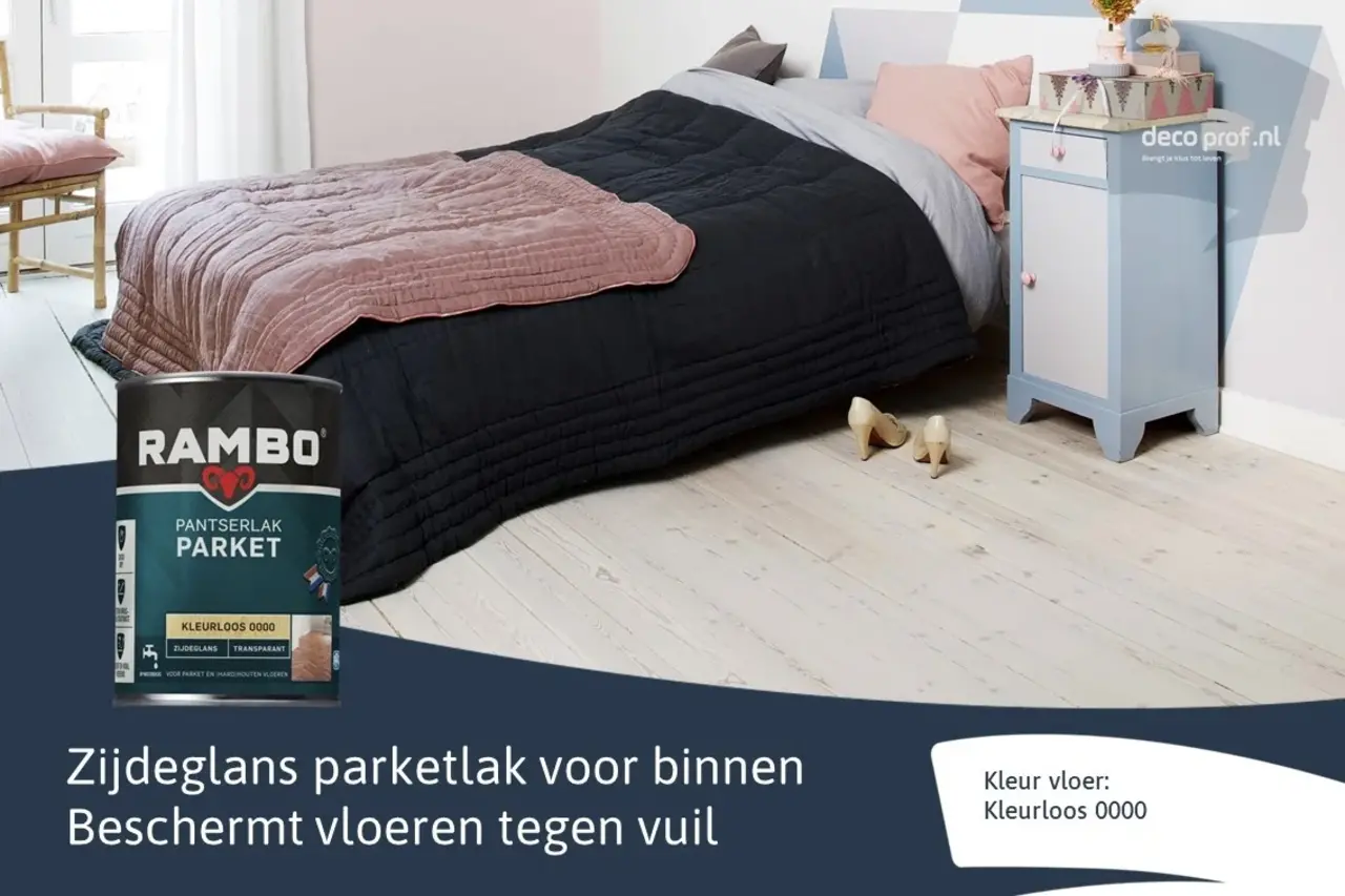 Rambo Pantserlak Parket Transparant Zijdeglans