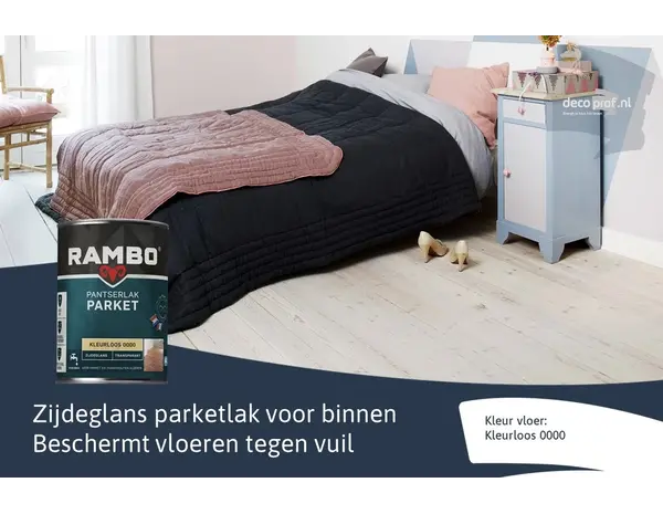 Rambo Pantserlak Parket Transparant Zijdeglans