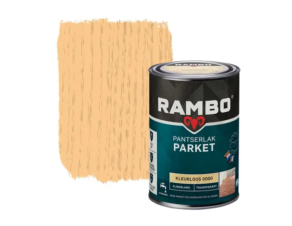 Rambo Pantserlak Parket Transparant Zijdeglans
