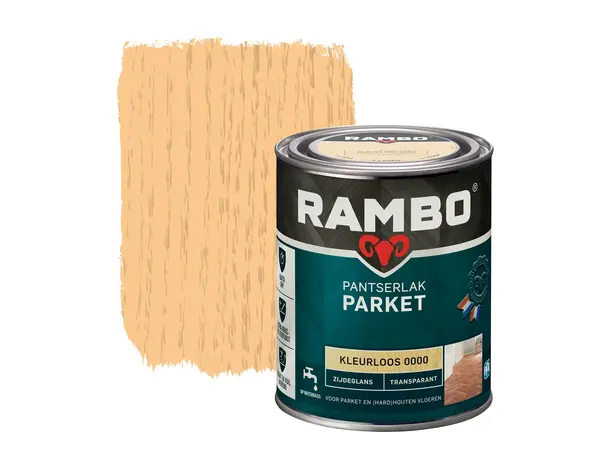 Rambo Pantserlak Parket Transparant Zijdeglans