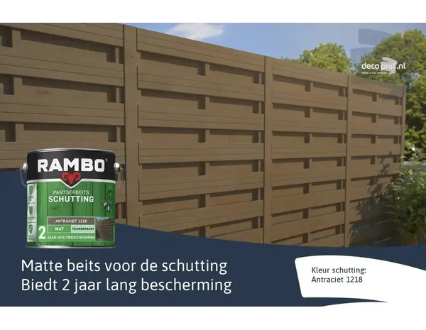 Rambo Pantserbeits Schutting Mat Transparant Antraciet 1218 Rambo Pantserbeits Schutting Mat Transparant Antraciet 1218