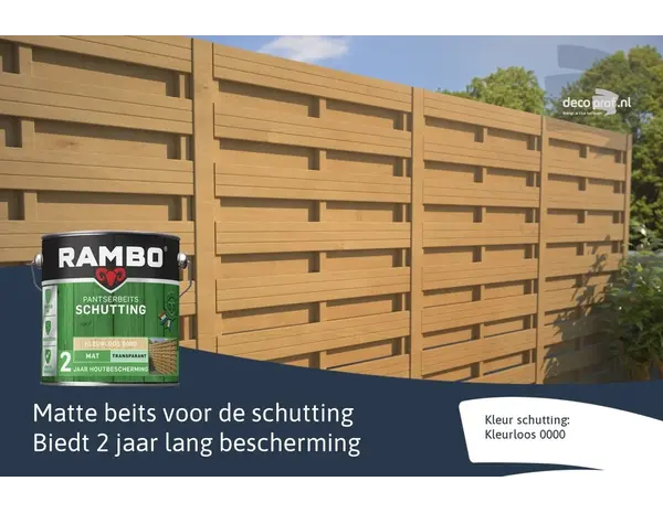 Rambo Pantserbeits Schutting Mat Transparant