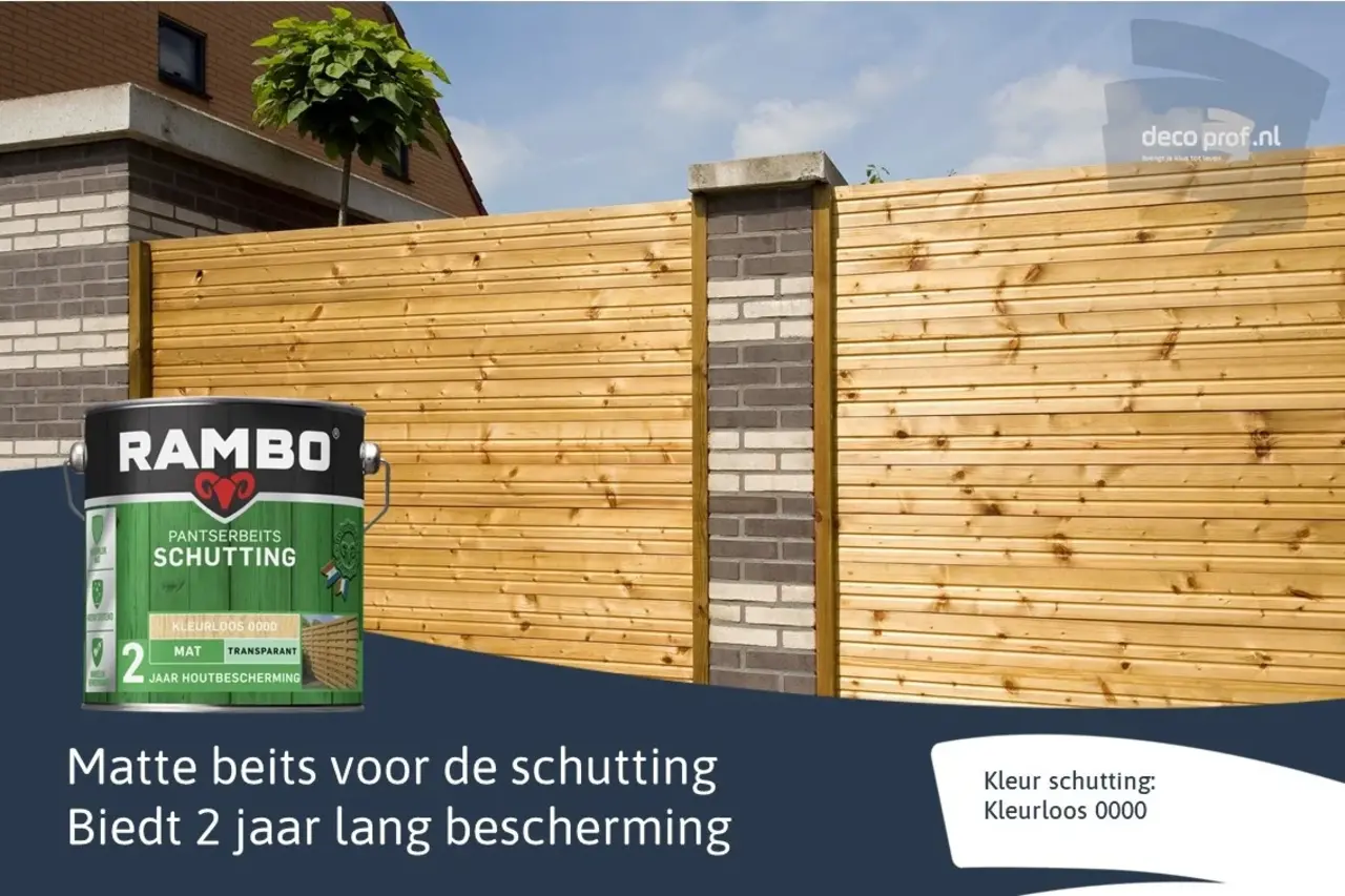 Rambo Pantserbeits Schutting Mat Transparant