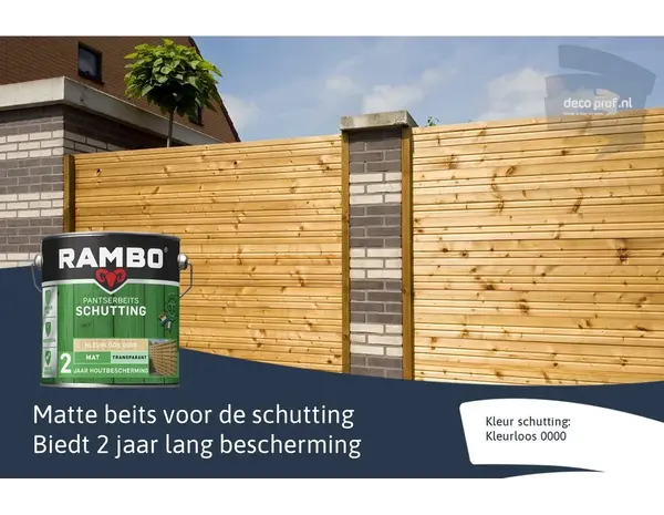 Rambo Pantserbeits Schutting Mat Transparant