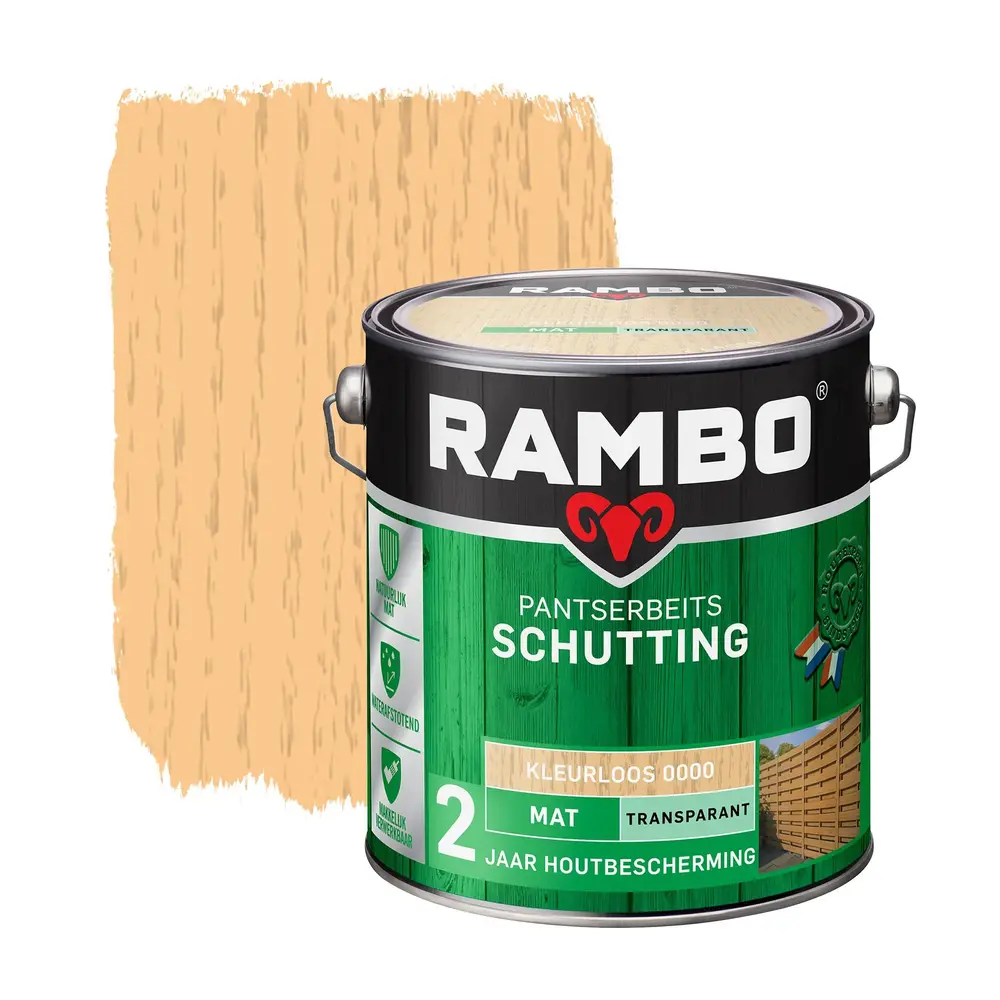 Rambo Pantserbeits Schutting Mat Transparant