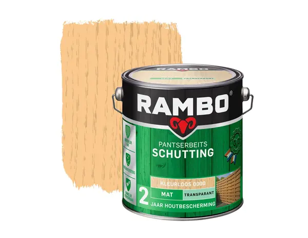 Rambo Pantserbeits Schutting Mat Transparant