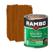 Rambo Pantserbeits Schuur&Tuinhuis Zijdeglans Transparant Teakhout 1204