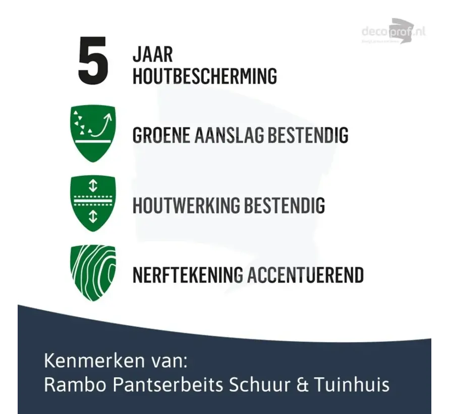 Rambo Pantserbeits Schuur&Tuinhuis Zijdeglans Transparant Licht Eiken 1202 - 750 ML
