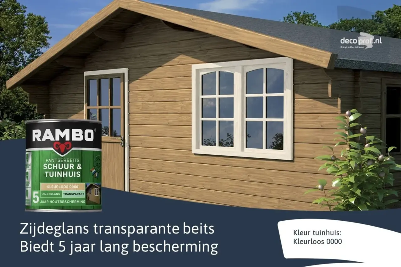 Rambo Pantserbeits Schuur&Tuinhuis Zijdeglans Transparant Rambo Pantserbeits Schuur&Tuinhuis Zijdeglans Transparant