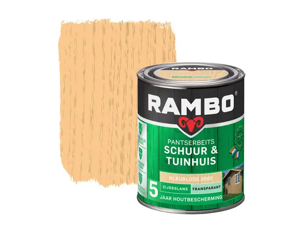 Rambo Pantserbeits Schuur&Tuinhuis Zijdeglans Transparant Rambo Pantserbeits Schuur&Tuinhuis Zijdeglans Transparant