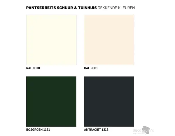 Rambo Pantserbeits Schuur&Tuinhuis Zijdeglans Dekkend RAL 9010 Rambo Pantserbeits Schuur&Tuinhuis Zijdeglans Dekkend RAL 9010