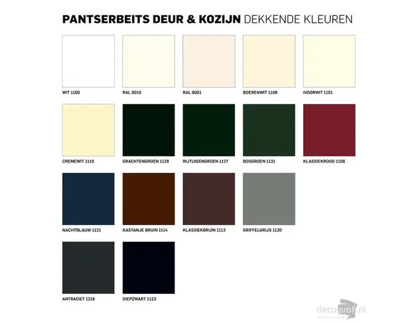 Rambo Pantserbeits Deur&Kozijn Hoogglans Dekkend RAL 9010 Rambo Pantserbeits Deur&Kozijn Hoogglans Dekkend RAL 9010