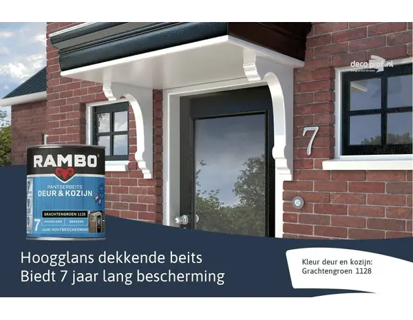 Rambo Pantserbeits Deur&Kozijn Hoogglans Dekkend Grachtengroen 1128 Rambo Pantserbeits Deur&Kozijn Hoogglans Dekkend Grachtengroen 1128
