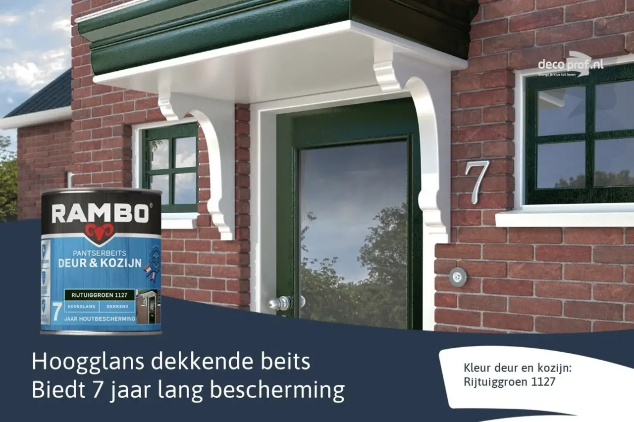 Rambo Pantserbeits Deur&Kozijn Hoogglans Dekkend Rijtuiggroen 1127