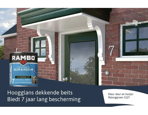 Rambo Pantserbeits Deur&Kozijn Hoogglans Dekkend Rijtuiggroen 1127