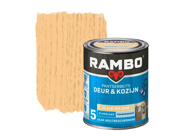 Rambo Pantserbeits Deur&Kozijn Zijdeglans Transparant