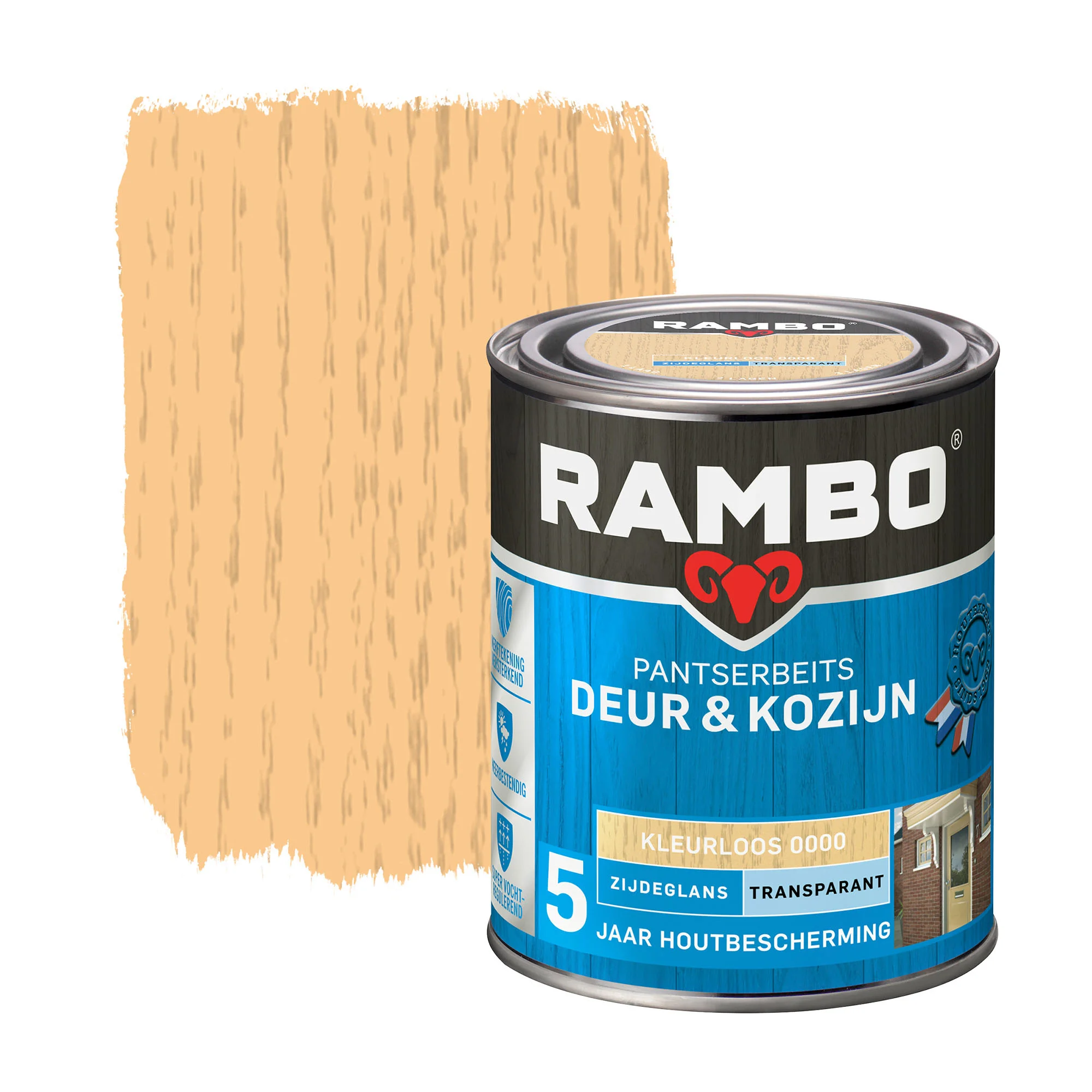 Pantserbeits Deur&Kozijn Zijdeglans Transparant | 750 ML