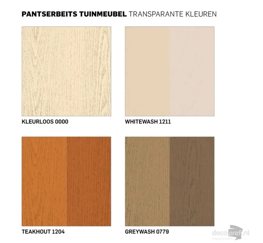 Rambo Pantserbeits Tuinmeubel Zijdeglans Transparant Whitewash 1211 - 750 ML