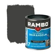 Rambo Pantserbeits Deur&Kozijn Zijdeglans Dekkend Antraciet 1216