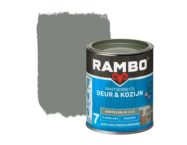 Rambo Pantserbeits Deur&Kozijn Zijdeglans Dekkend Griffelgrijs 1112