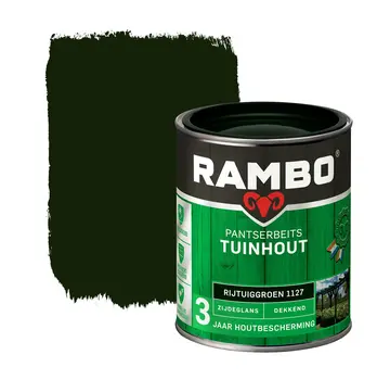 Rambo Pantserbeits Tuinhout Zijdeglans Dekkend Rijtuiggroen 1127