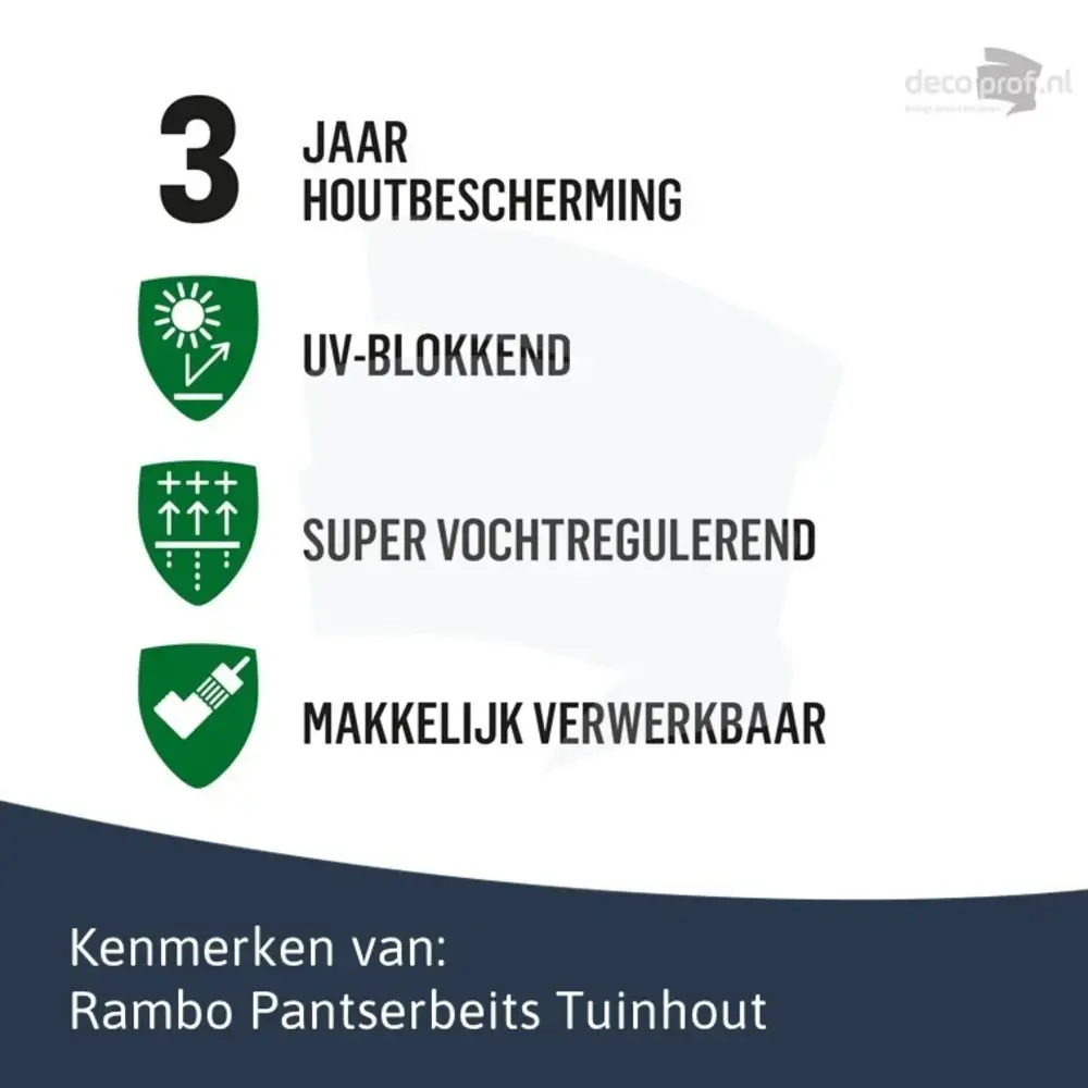 Rambo Pantserbeits Tuinhout Zijdeglans Transparant Loofgroen 1215 Rambo Pantserbeits Tuinhout Zijdeglans Transparant Loofgroen 1215