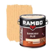 Rambo Bankirai Olie Transparant
