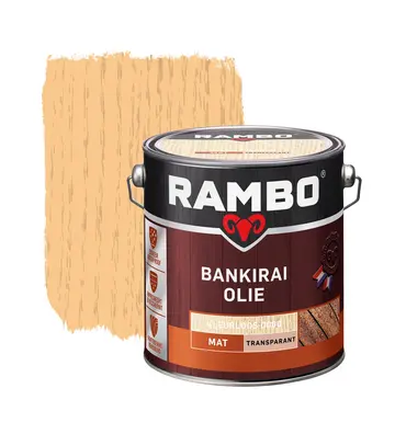 Rambo Bankirai Olie Transparant