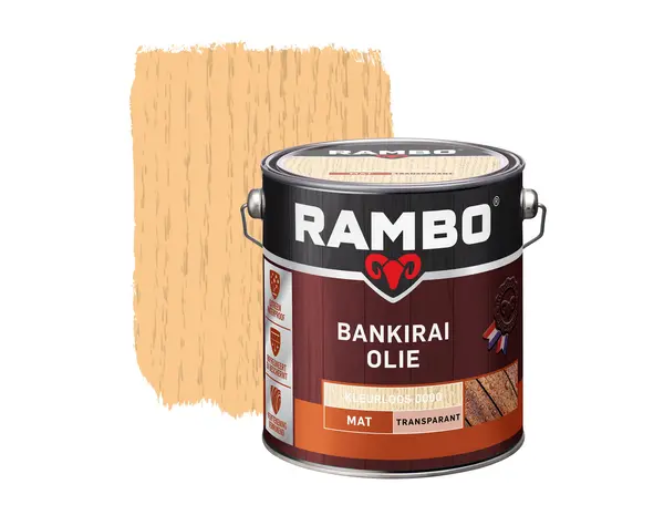 Rambo Bankirai Olie Transparant Rambo Bankirai Olie Transparant