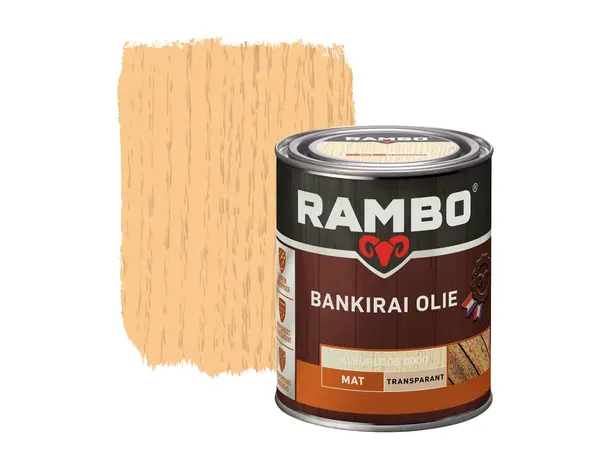 Rambo Bankirai Olie Transparant Rambo Bankirai Olie Transparant