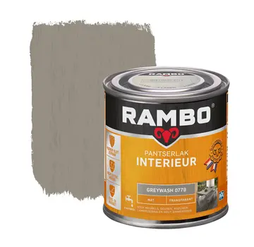 Rambo Pantserlak Interieur Transparant Mat Greywash 0779