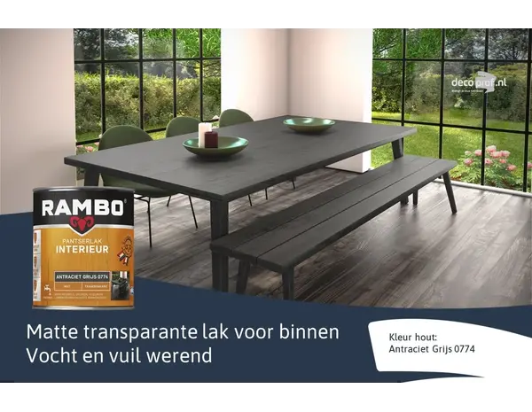 Rambo Pantserlak Interieur Transparant Mat Antr.Grijs 0774 Rambo Pantserlak Interieur Transparant Mat Antr.Grijs 0774