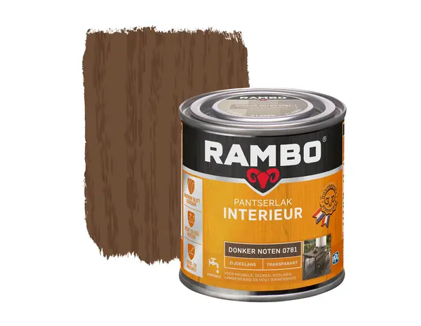 Rambo Pantserlak Interieur Transparant Zijdeglans D.Noten 0781