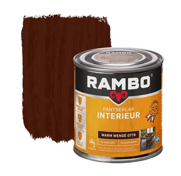 Rambo Pantserlak Interieur Transparant Zijdeglans Warmwengé 0776