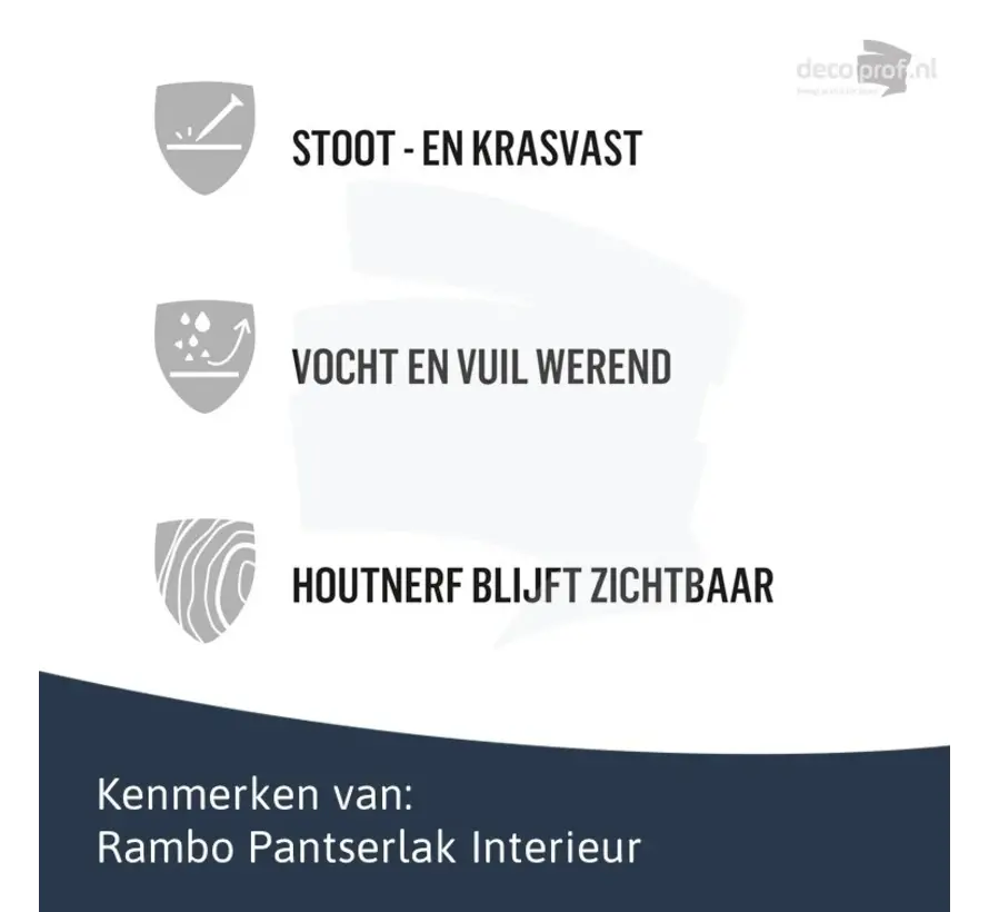 Rambo Pantserlak Interieur Transparant Zijdeglans Antr.Grijs 0774 - 250 ML