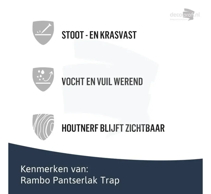 Rambo Pantserlak Trap Dekkend Zijdeglans RAL9010 - 750 ML