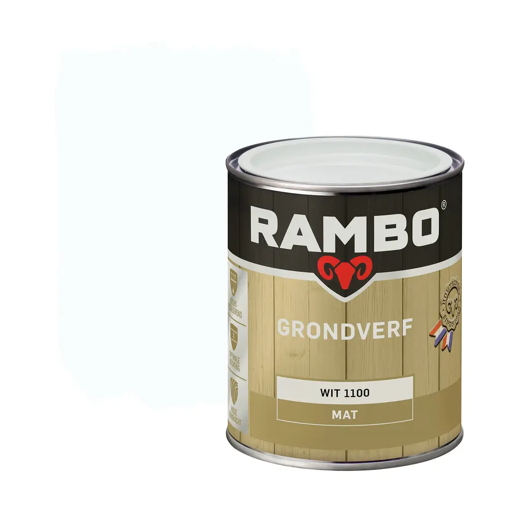 Rambo Grondverf Hout Buiten Wit Rambo Grondverf Hout Buiten Wit