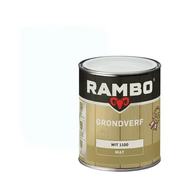 Rambo Grondverf Hout Buiten Wit