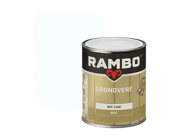 Rambo Grondverf Hout Buiten Wit Rambo Grondverf Hout Buiten Wit