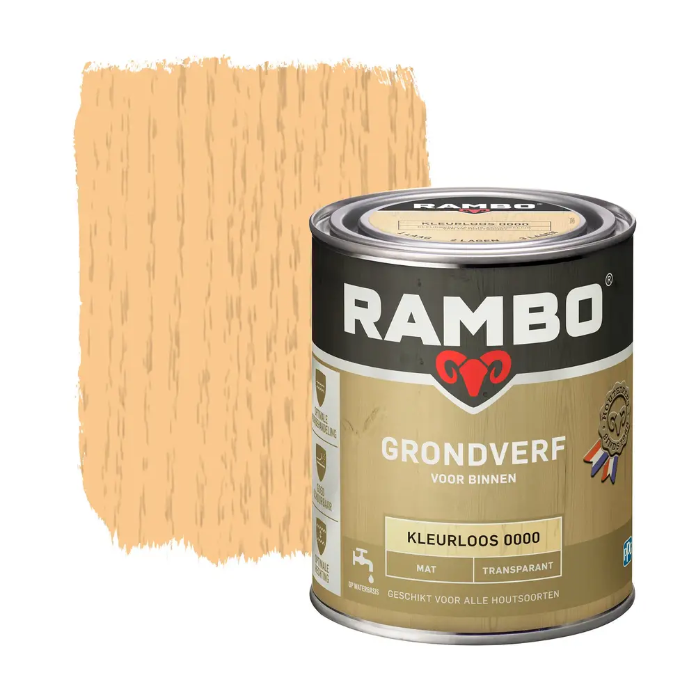 Rambo Grondverf Transparant Mat Rambo Grondverf Transparant Mat