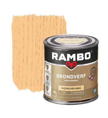 Rambo Grondverf Transparant Mat
